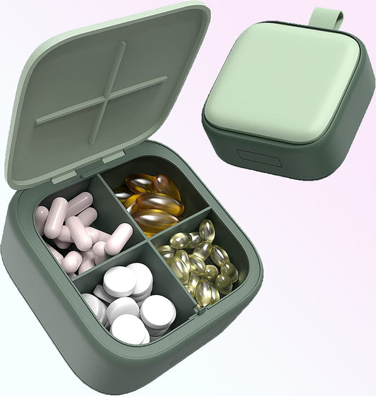 Small Pill Box- Push Open Design