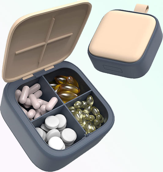 Small Pill Box- Push Open Design